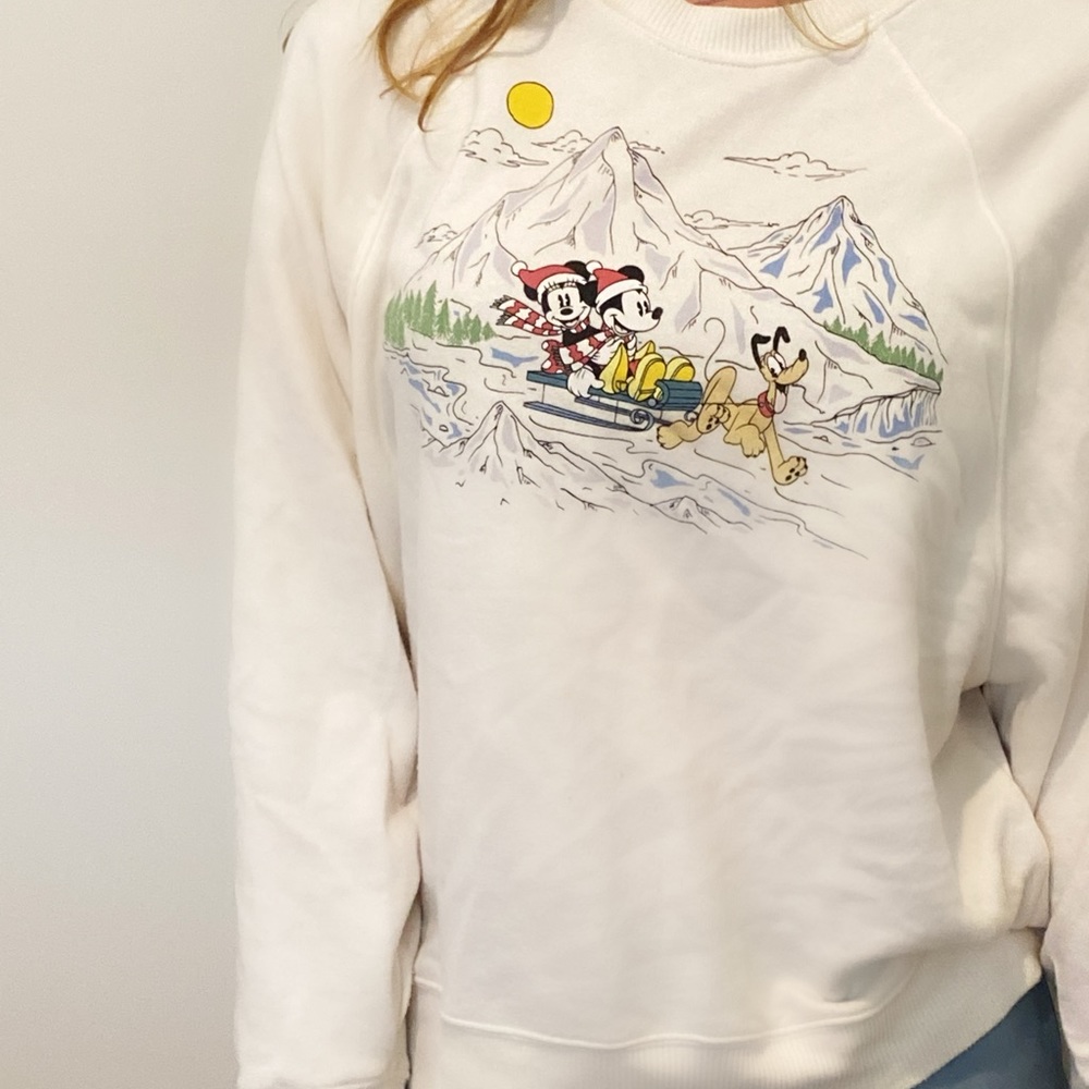 American Eagle Limited Edition Christmas Mickey Mouse Sweatshirt